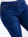 Plus-Distress Skinny Jeggings