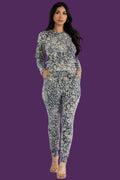 CAMO - 2 PC Top & Jogger Set