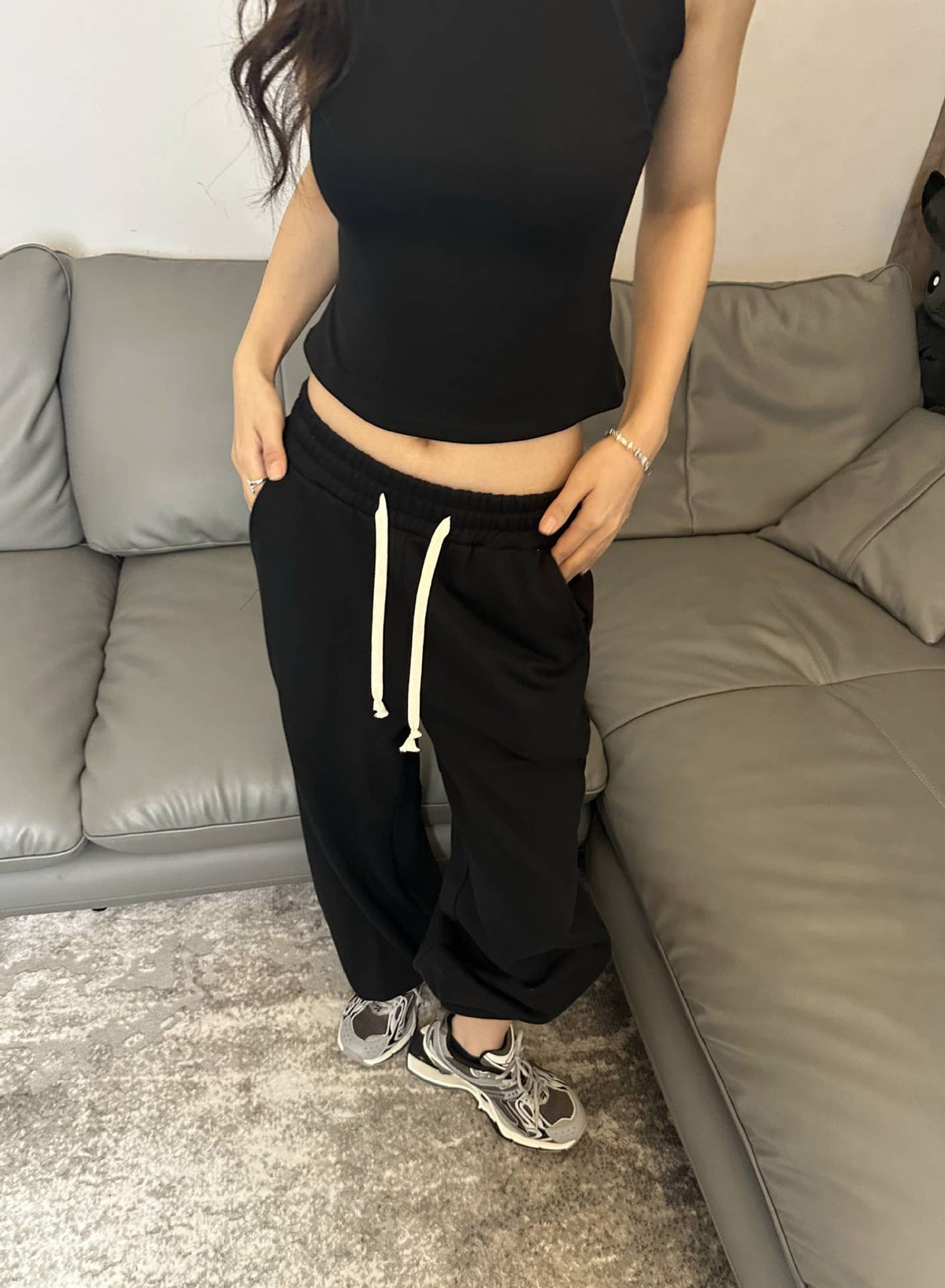 LOOSE WIDE-LEG SPORTS PANTS CASUAL PANTS