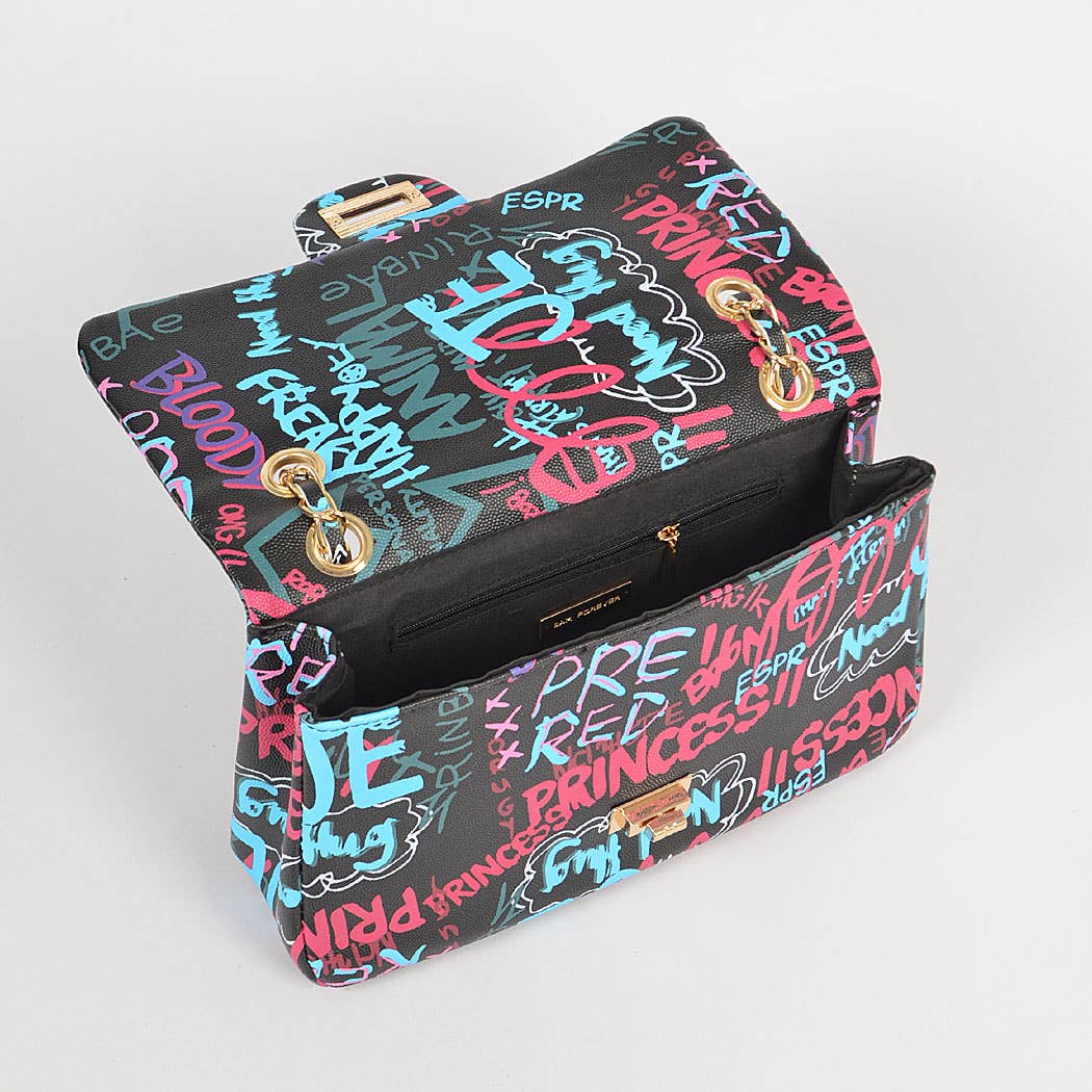 Graffiti Gradiating Clutch