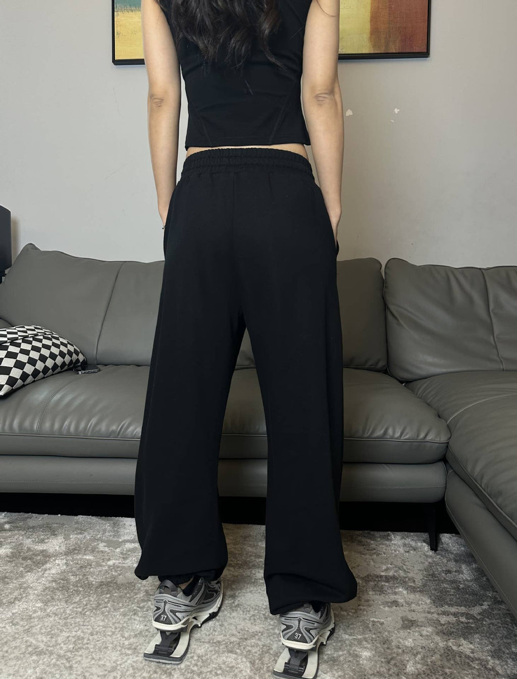 LOOSE WIDE-LEG SPORTS PANTS CASUAL PANTS