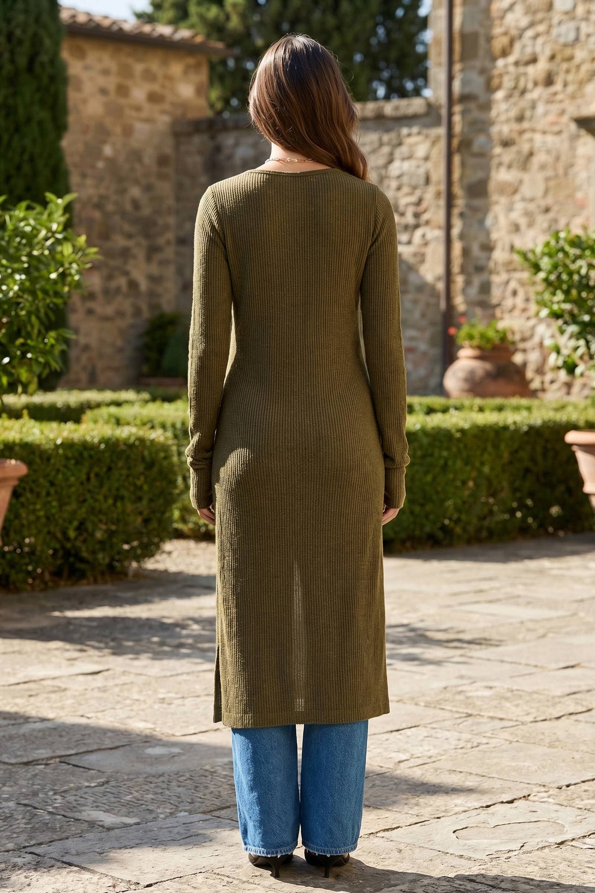 Longline Tunic w/ Buttons TRV-POSH